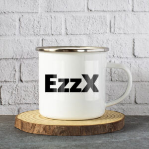 EzzX Signature Enamel Mug | White Enamel Mug | EzzX