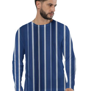 Blue Essence | AOP Men's Full Sleeve Tee | EzzX