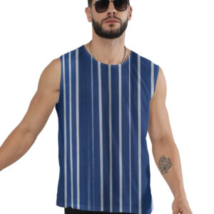 Blue Essence | Men's AOP Sleeveless Tee | EzzX