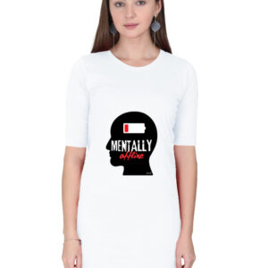 Mentally Offline | Female's T-Shirt Dress | EzzX
