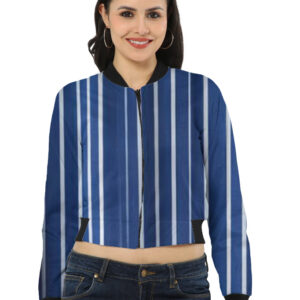 Blue Essence | Women's AOP Bomber Jacket | EzzX
