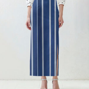 Blue Essence | AOP Pencil Skirt | EzzX