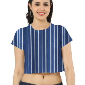Blue Essence | AOP Crop Top | EzzX