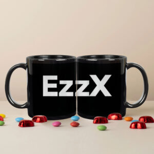EzzX Signature Black Coffee Mug | Black Coffee Mug | EzzX